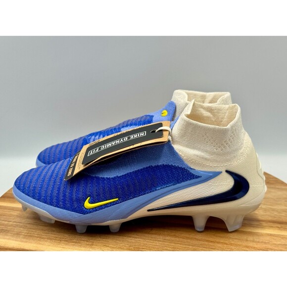 NIKE Phantom 6 High Elite Fg LV8 Racer Blue Fear HQ2328-400 NEW Tags & Bag Sz 6 main image 5